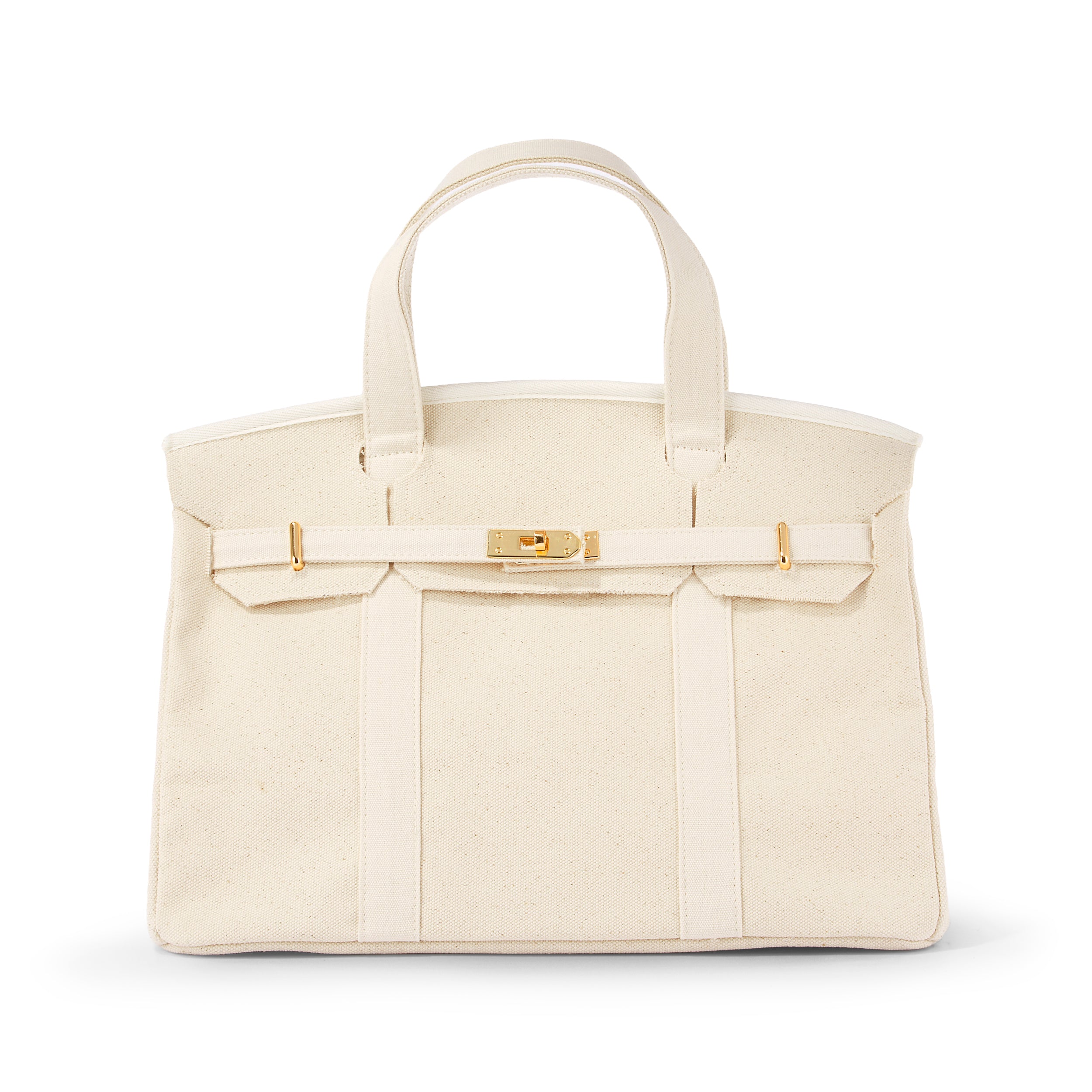 The Boatkin Canvas Tote – Handcrafted Canvas Bag with Gold Hardware
