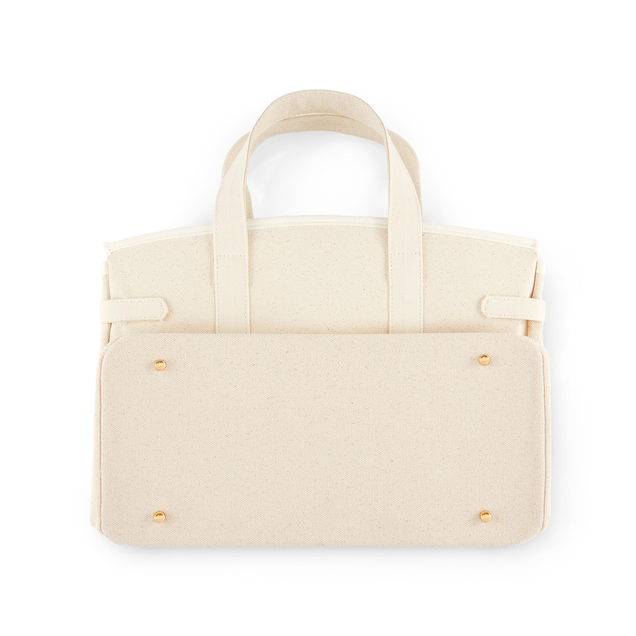 The Boatkin Canvas Tote – Handcrafted Canvas Bag with Gold Hardware