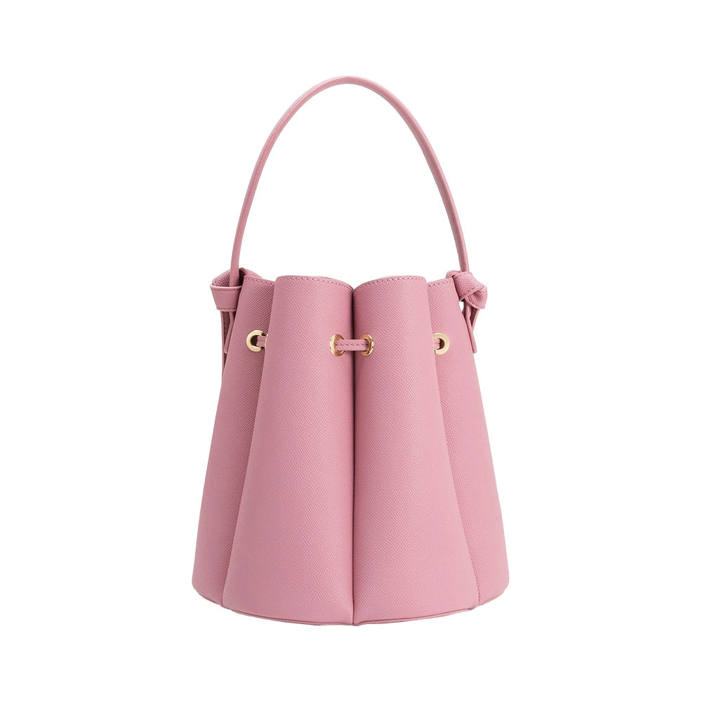 Laguna Mauve Recycled Vegan Leather Top-Handle Bag | Melie Bianco