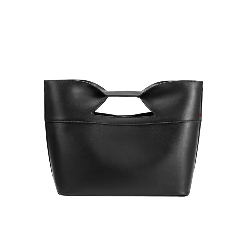 Jillian Black Recycled Vegan Tote Bag | Melie Bianco