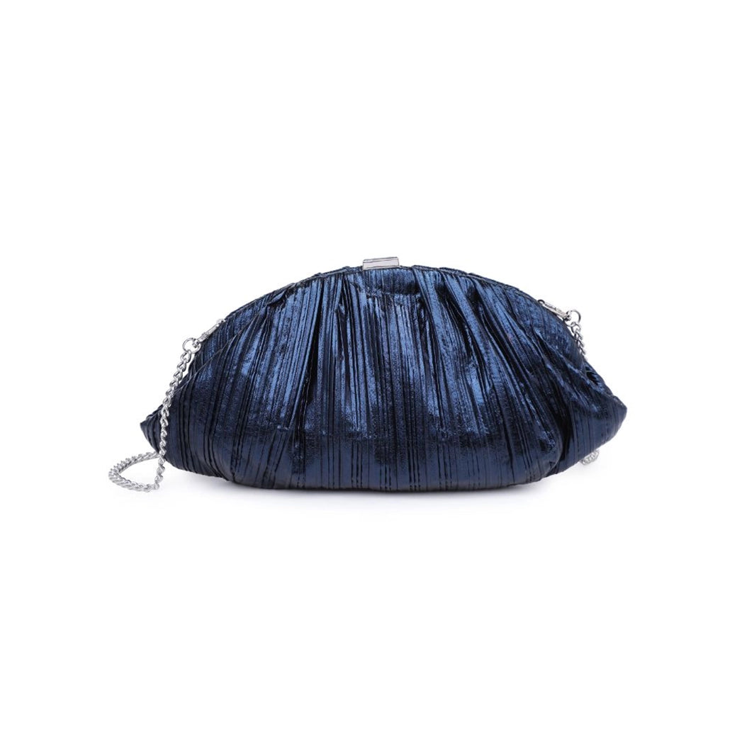 Jewel Midnight Vegan Clutch with Snap Closure | Mode Luxe