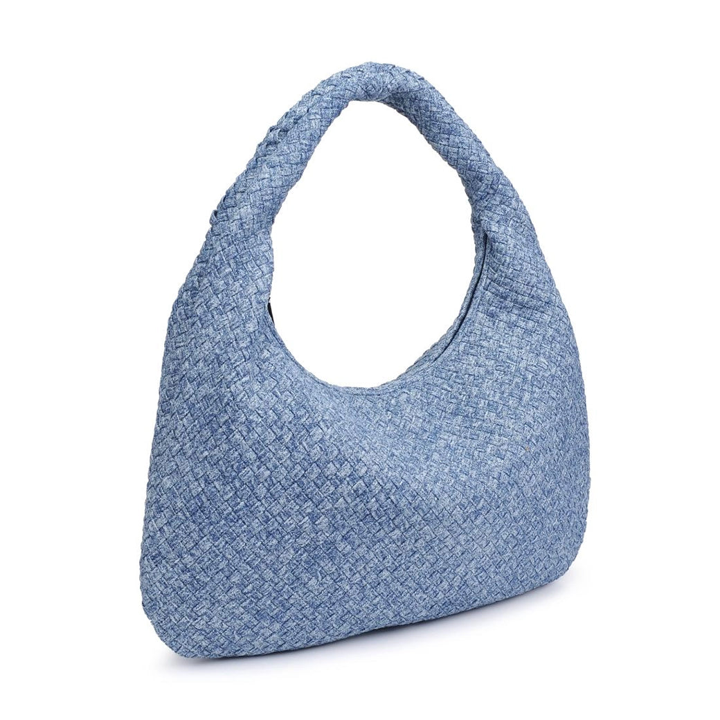 Dare To Dream Large Woven Denim Hobo | SOL AND SELENE