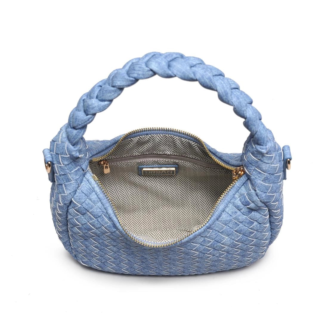 Laken Denim Woven Shoulder Bag Crossbody| Urban Expressions