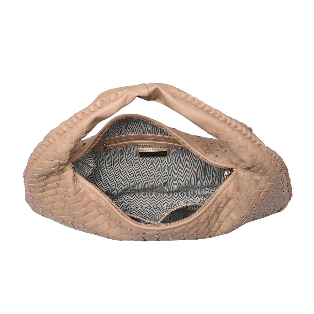 Victoria Luxury Woven Vegan Natural Hobo | Urban Expressions
