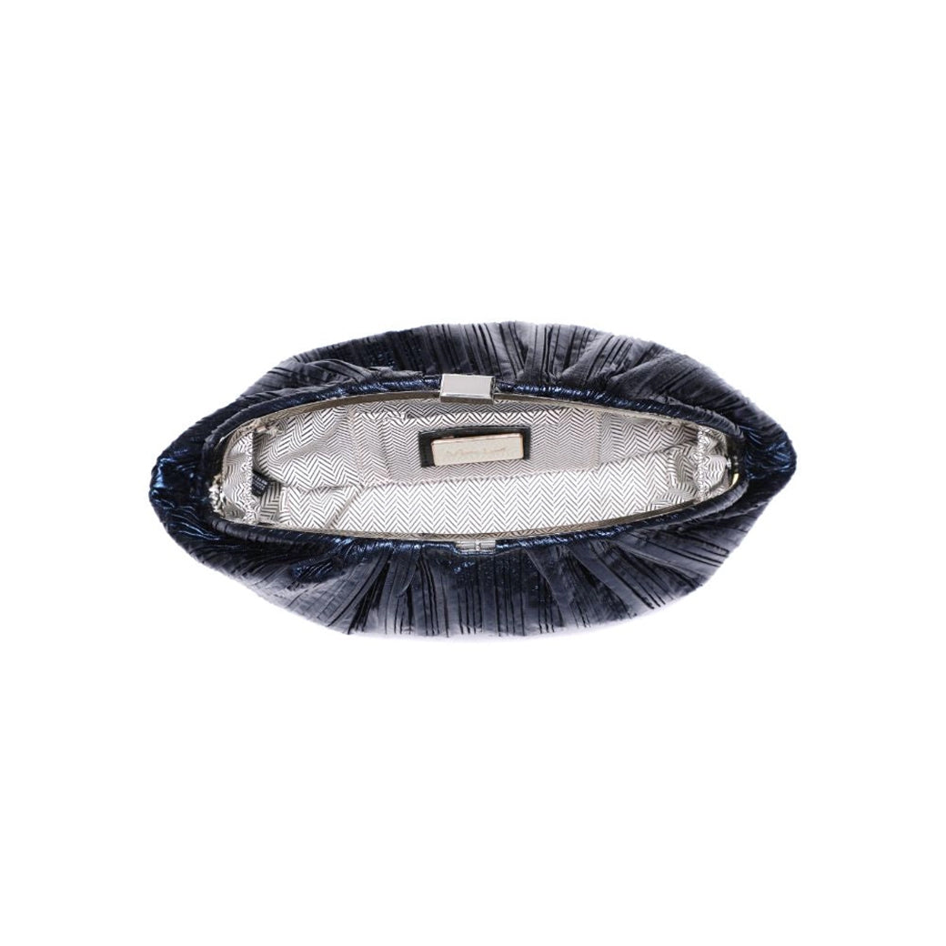 Jewel Midnight Vegan Clutch with Snap Closure | Mode Luxe