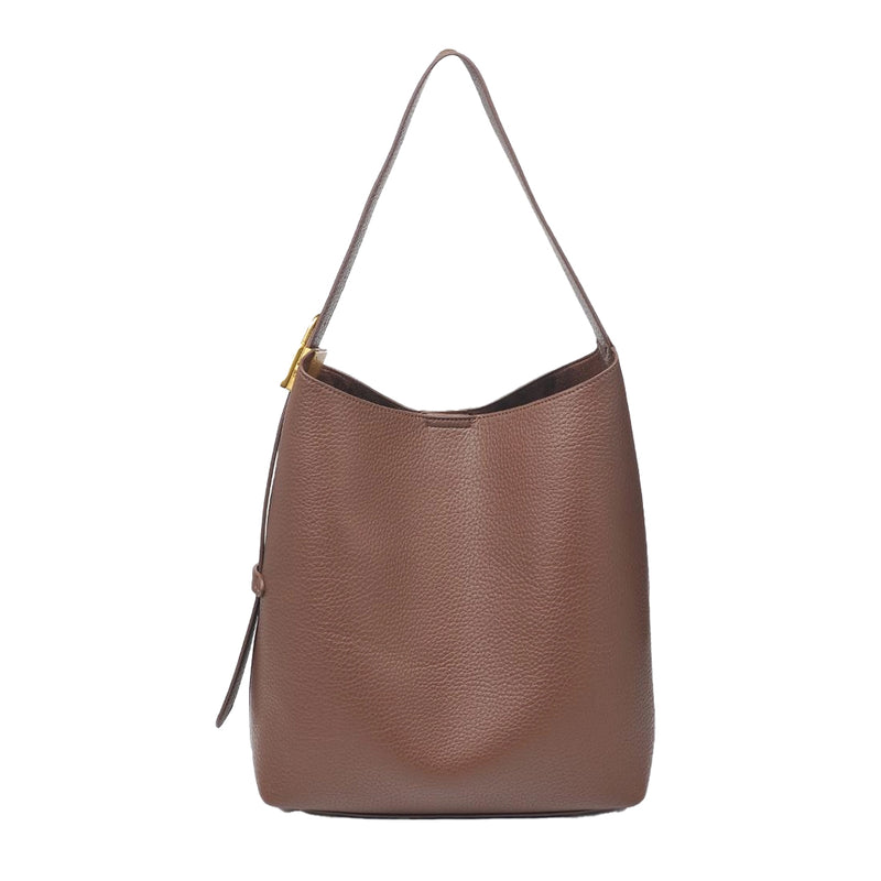Matty Pebbled Vegan Leather Hobo – Chocolate | Urban Expressions