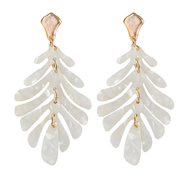 White Petite Palm Drops by St Armands Designs of Sarasota