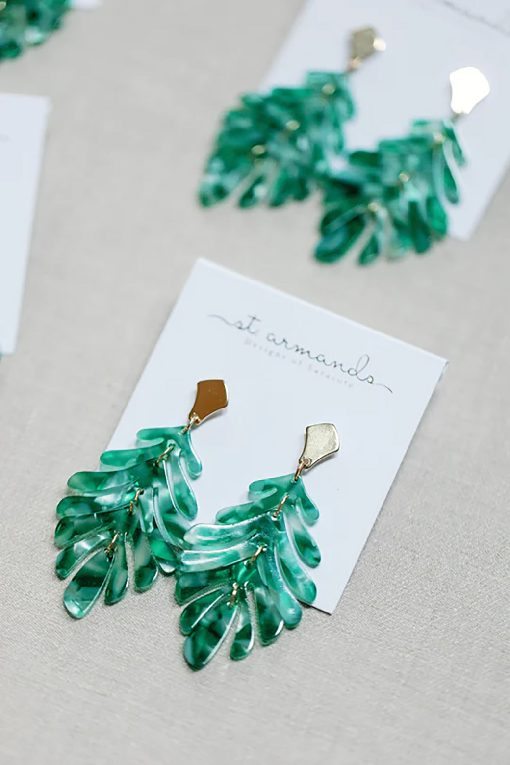 Green Petite Palm Drops | St Armands Designs of Sarasota