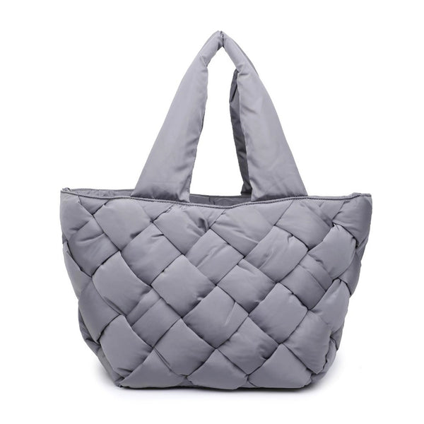 SOL AND SELENE Intuition East West Woven Nylon Vegan Tote