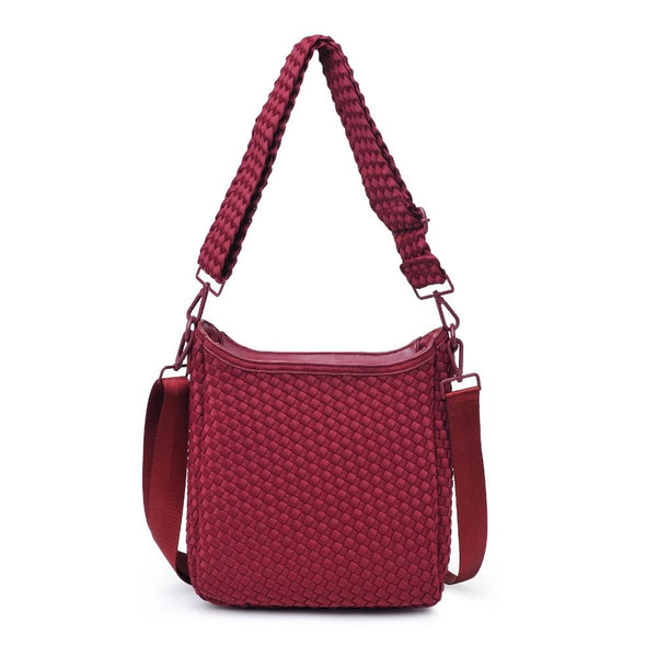 Kismet Woven Neoprene Crossbody Wine | Sol and Selene