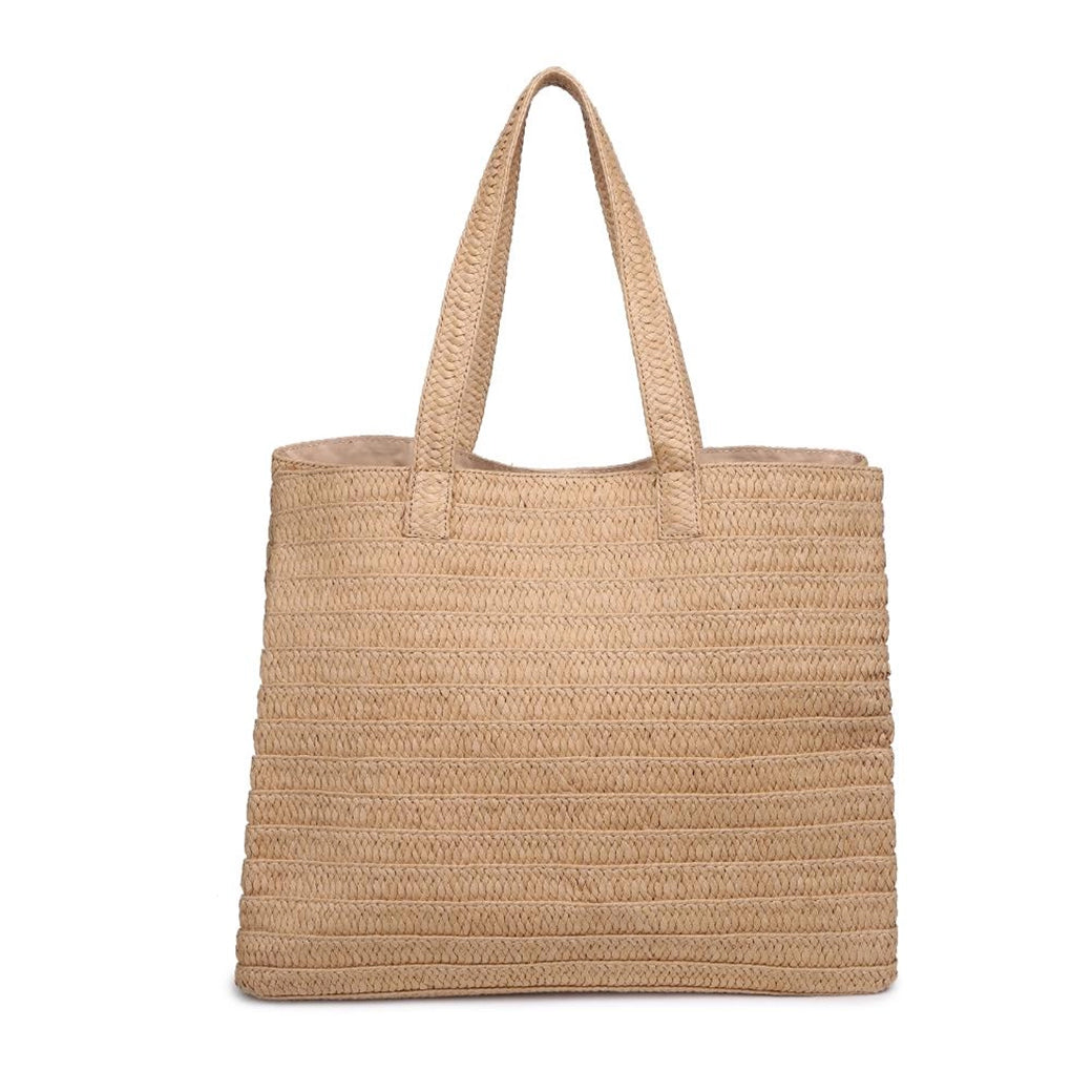 Francine Woven Straw Heart Tote | Urban Expressions