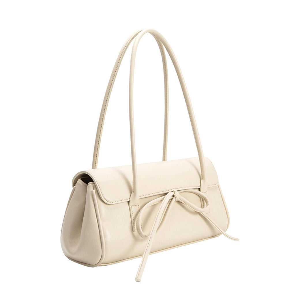 Bowie Bone Shoulder Bag – Recycled Vegan Leather | Melie Bianco
