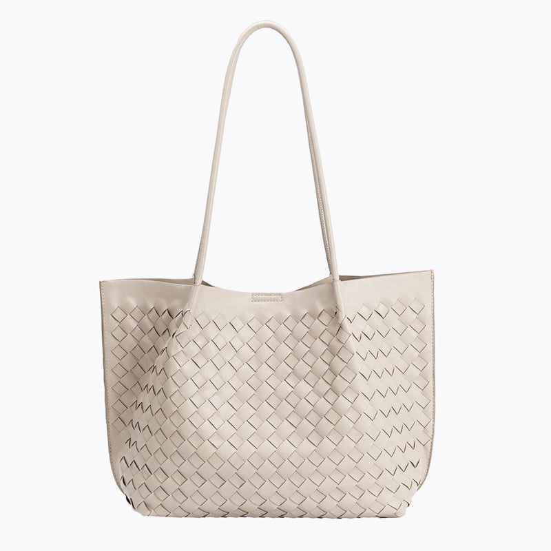 Victoria Melie Bianco Bone Recycled Vegan Tote Bag