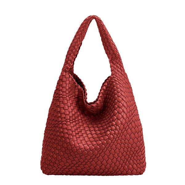 Johanna Red Large Shoulder Bag | Melie Bianco