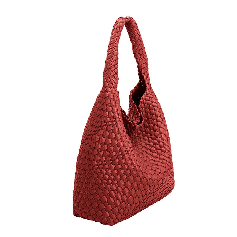 Johanna Red Large Shoulder Bag | Melie Bianco