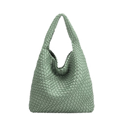 Johanna Teal Large Shoulder Bag | Melie Bianco