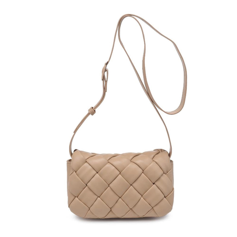 Daphne Woven Camel Crossbody | Urban Expressions