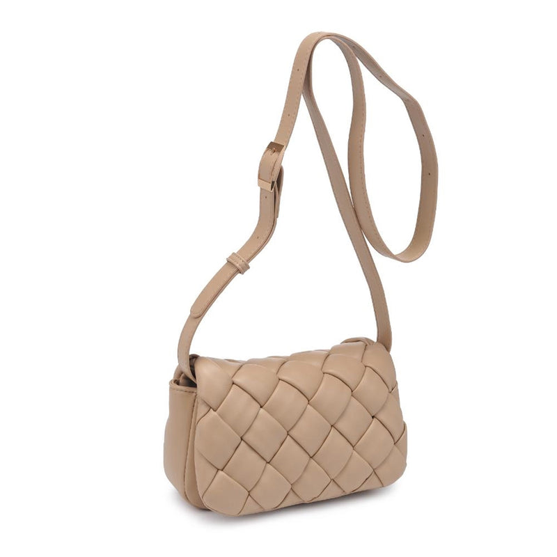 Daphne Woven Camel Crossbody | Urban Expressions