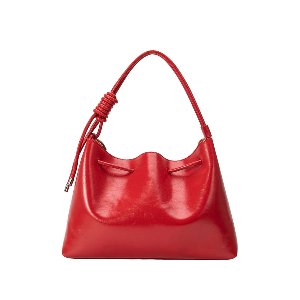 Margot Textured Red Convertible Crossbody & Shoulder Bag | Melie Bianco