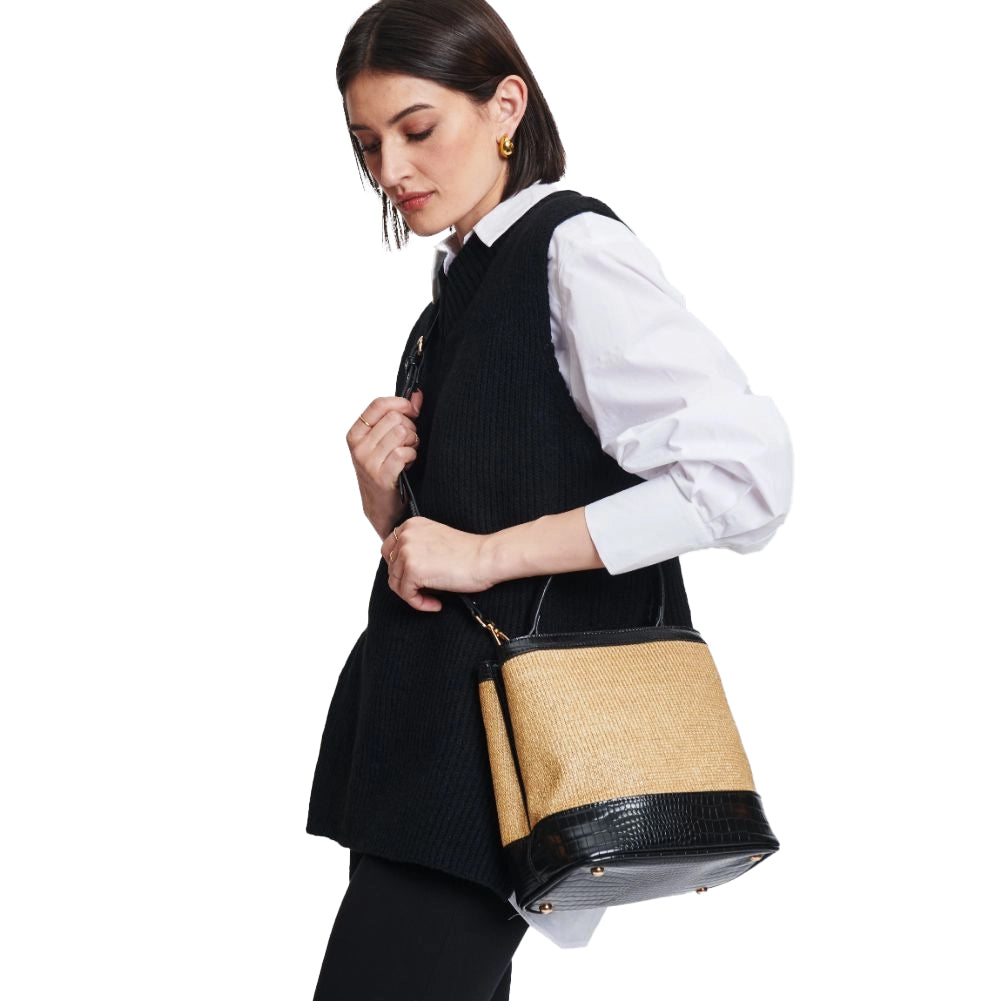 Danica Straw Bucket Bag | Moda Luxe