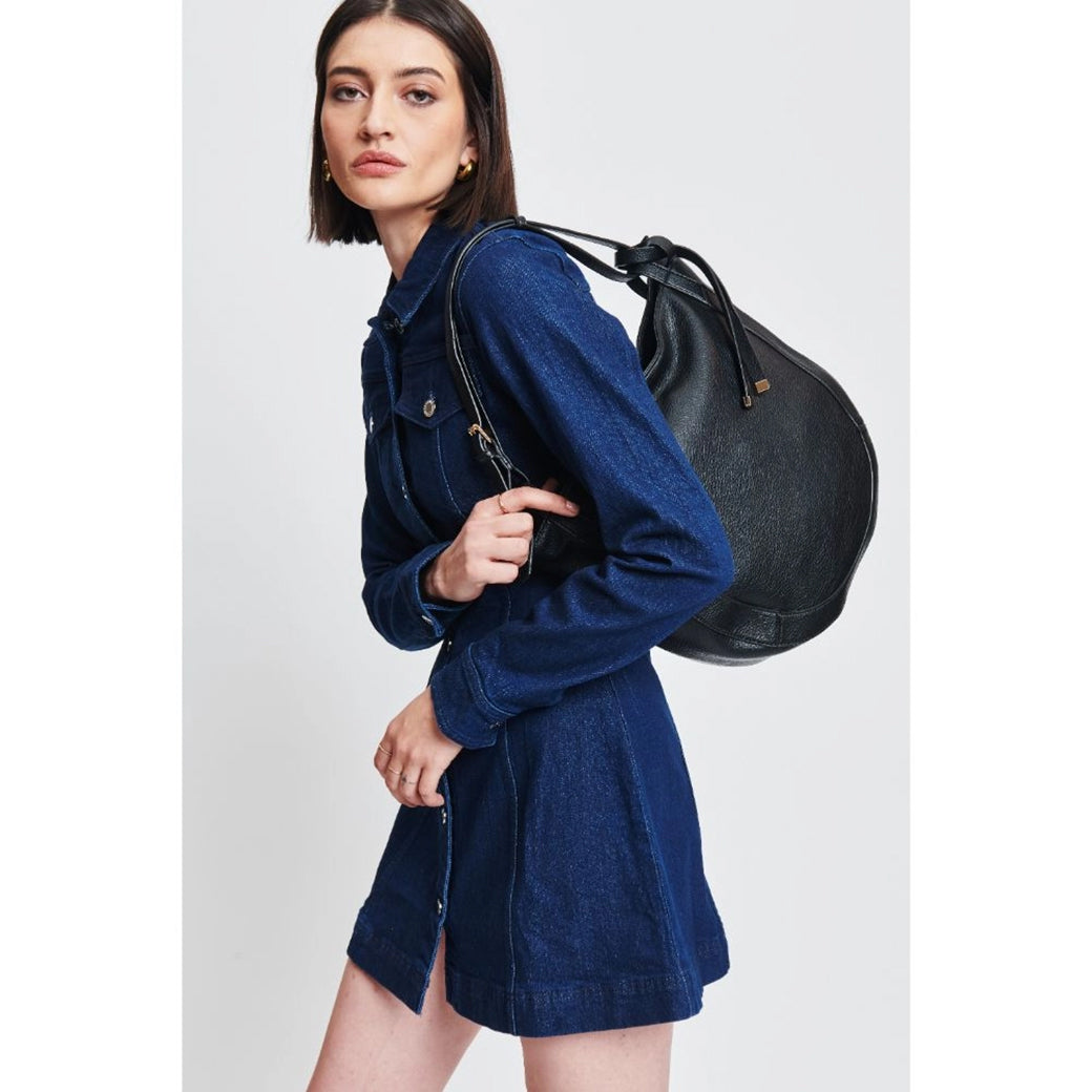 Amina Pebbled Hobo Bag Adjustable Strap – Stylish Everyday Shoulder Bag | Moda Luxe