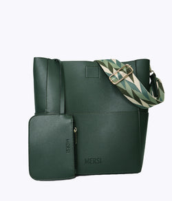 Mersi Demi Vegan Bucket Green