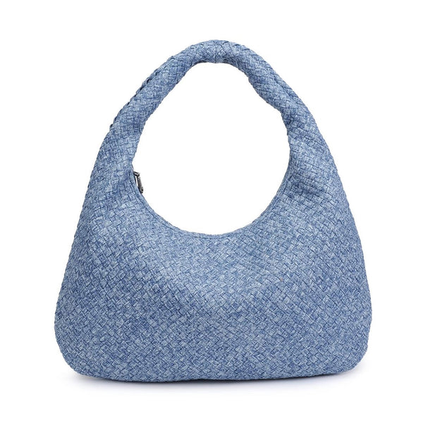 Dare To Dream Large Woven Denim Hobo | SOL AND SELENE