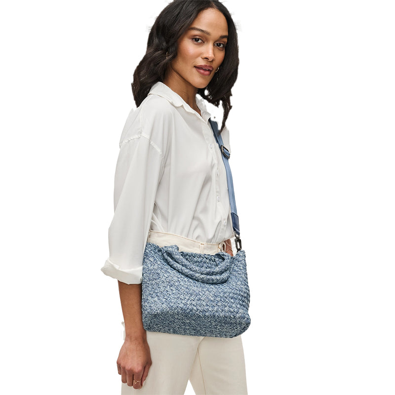 Sky's the Limit - Small Denim Crossbody | SOL AND SELENE