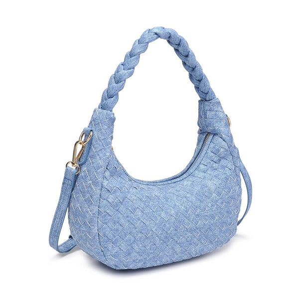 Laken Denim Woven Shoulder Bag Crossbody| Urban Expressions