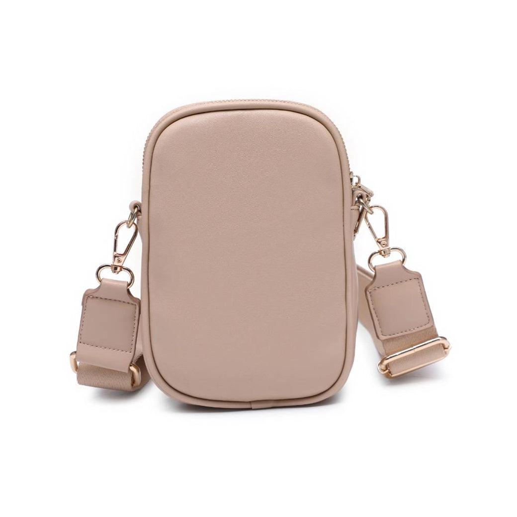 Celeste Natural Woven Multi Compartment Crossbody | Urban Expressions