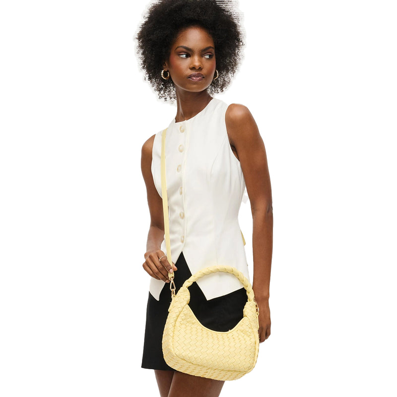 Laken Butter Woven Shoulder Bag Crossbody| Urban Expressions
