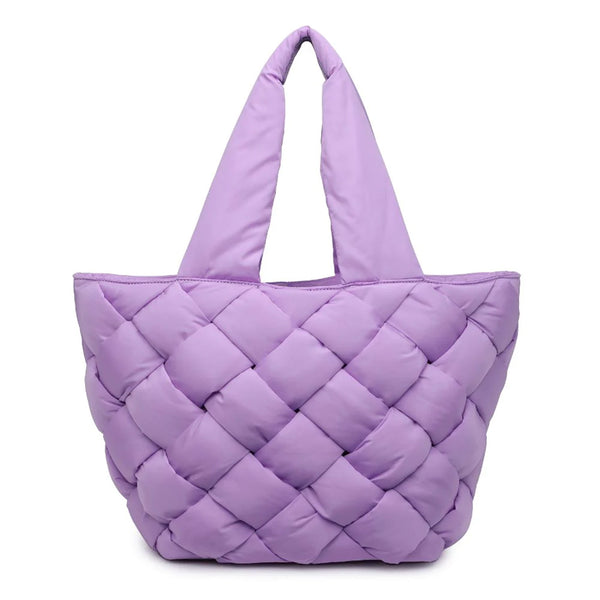 SOL AND SELENE Intuition East West Woven Nylon Vegan Tote
