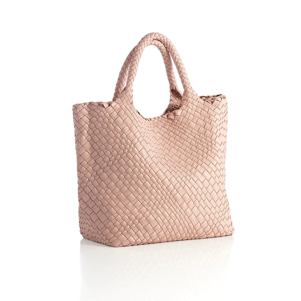 Arden Navy Vegan Leather Day Tote Bag Shiraleah RIDGEblvd