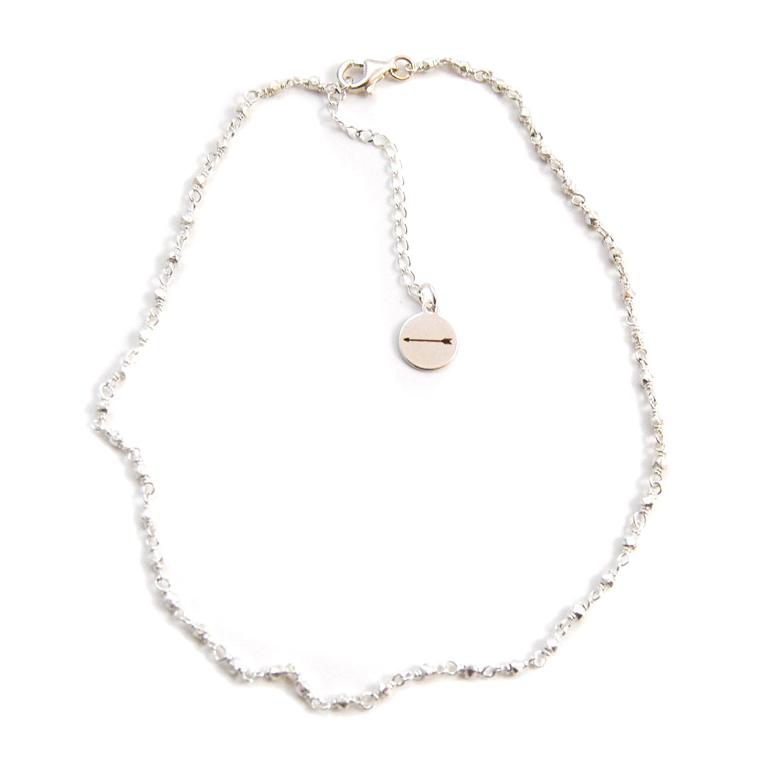 Silver Wish Keep Aiming Choker
