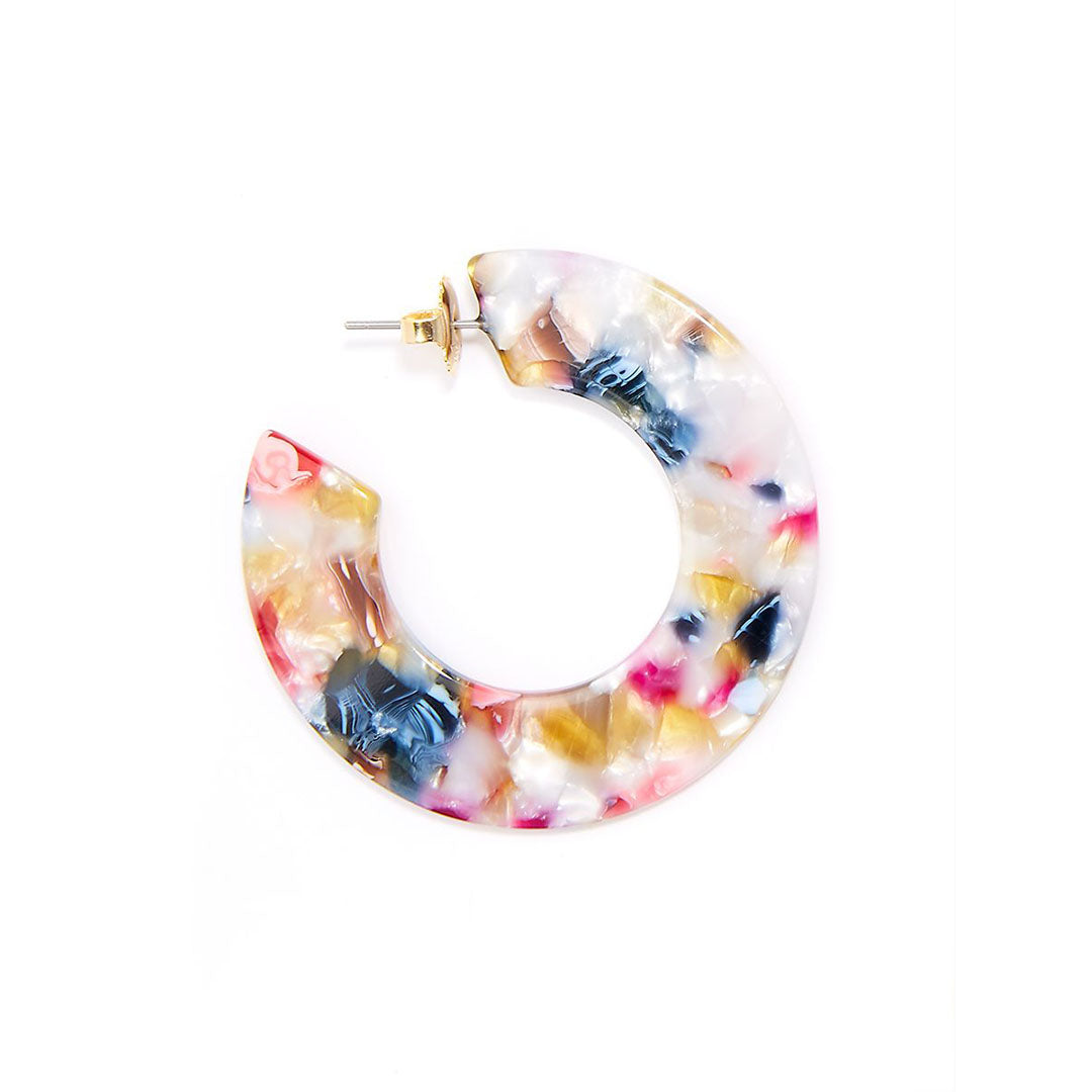 Flat Tori Berry Hoop Earrings | ZENZII