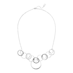 Thin Metal Rings Collar Necklace